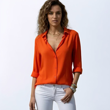 Delilah - Elegante Bluse mit langen Ärmeln