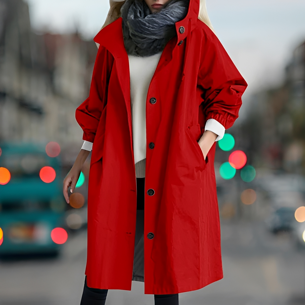 Ezza - Eleganter und bequemer Regenmantel