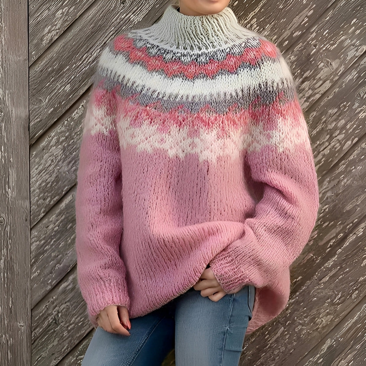 Janeth - Klassischer und warmer Pullover