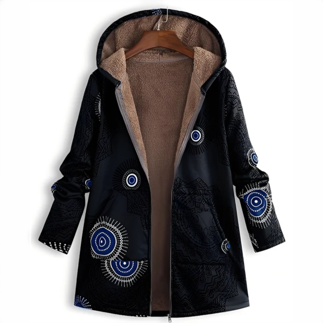 Jaslene - Zeitlose und warme Jacke mit Kapuze