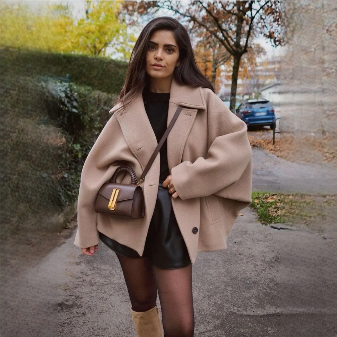 Hannah - Eleganter und warmer Oversize-Mantel