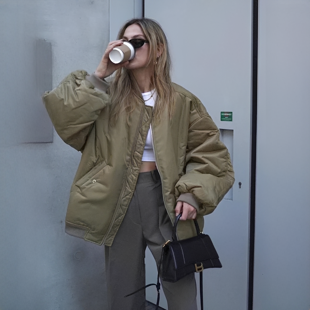 Fellaine - Gemütliche Oversize-Bomberjacke
