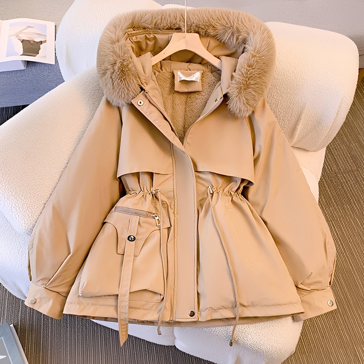 Rosita - Eleganter, warmer und kuscheliger Mantel