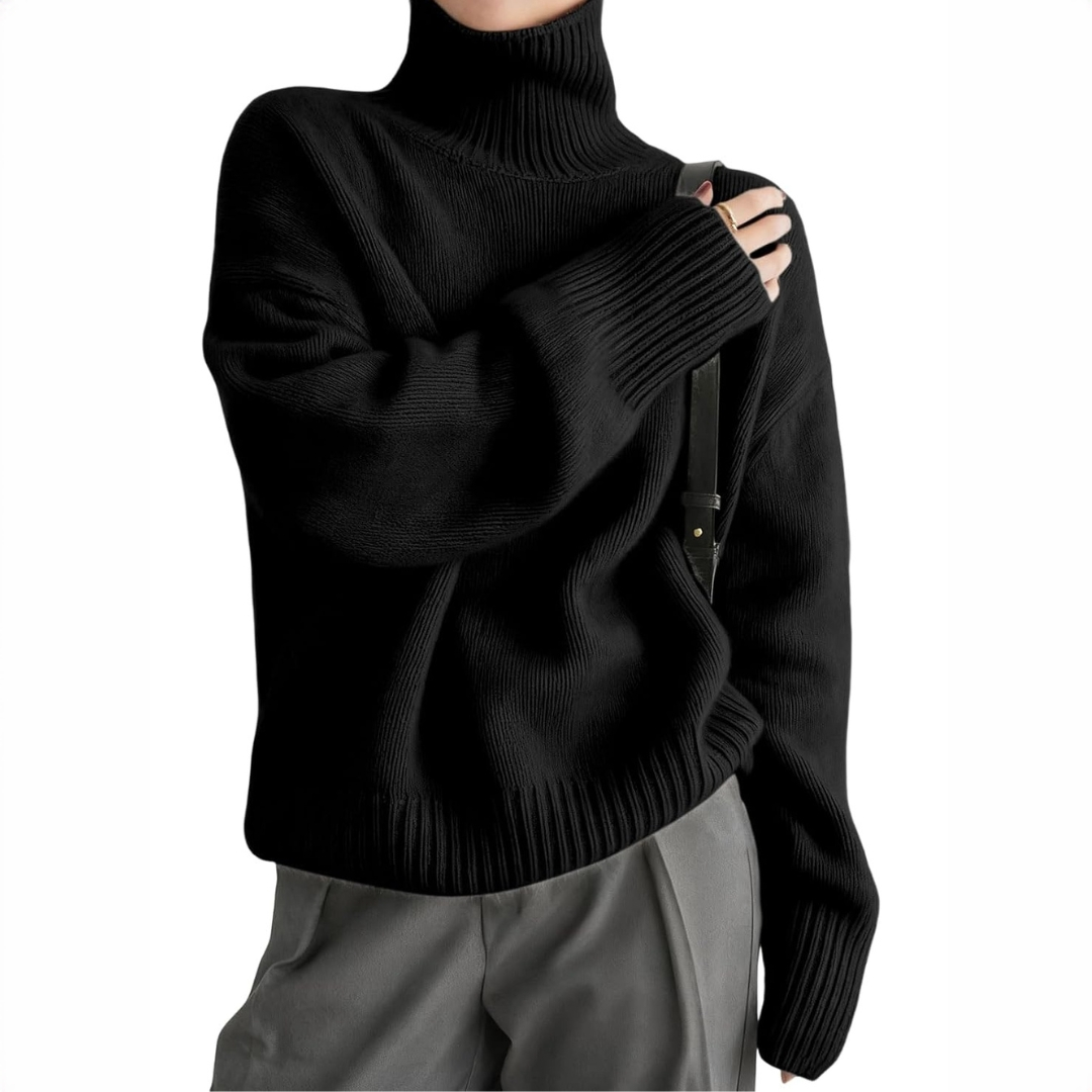 Yvonie - Weicher und kuscheliger Rollkragenpullover
