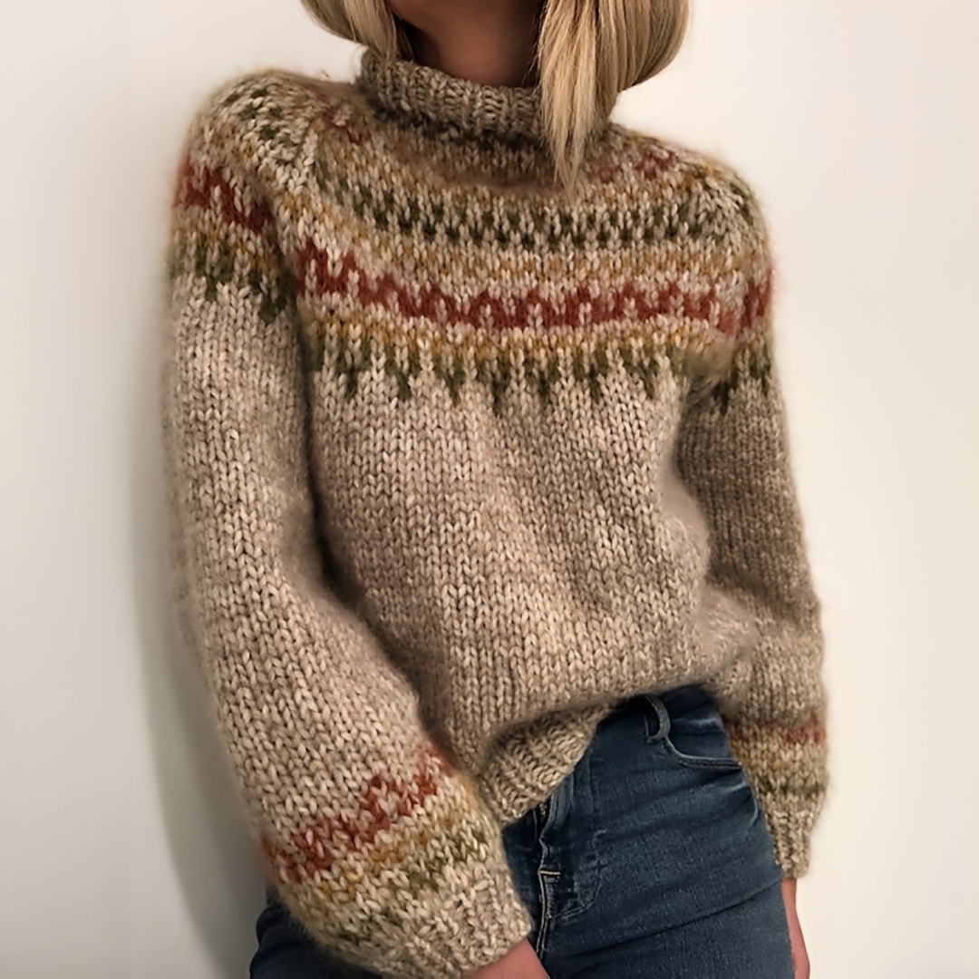 Arllene - Warmer und kuscheliger Rollkragenpullover
