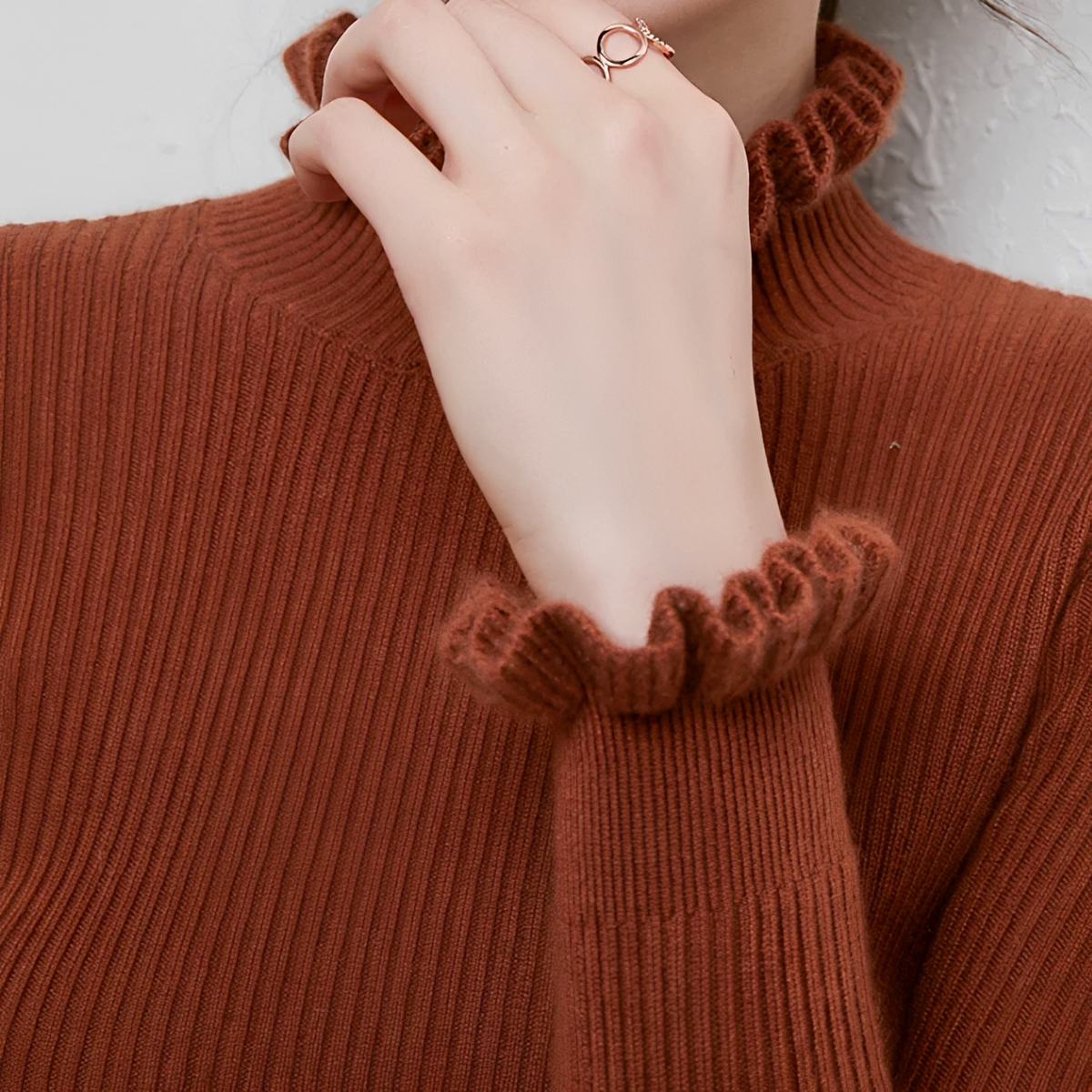 Alva - Eleganter und bequemer Rollkragenpullover