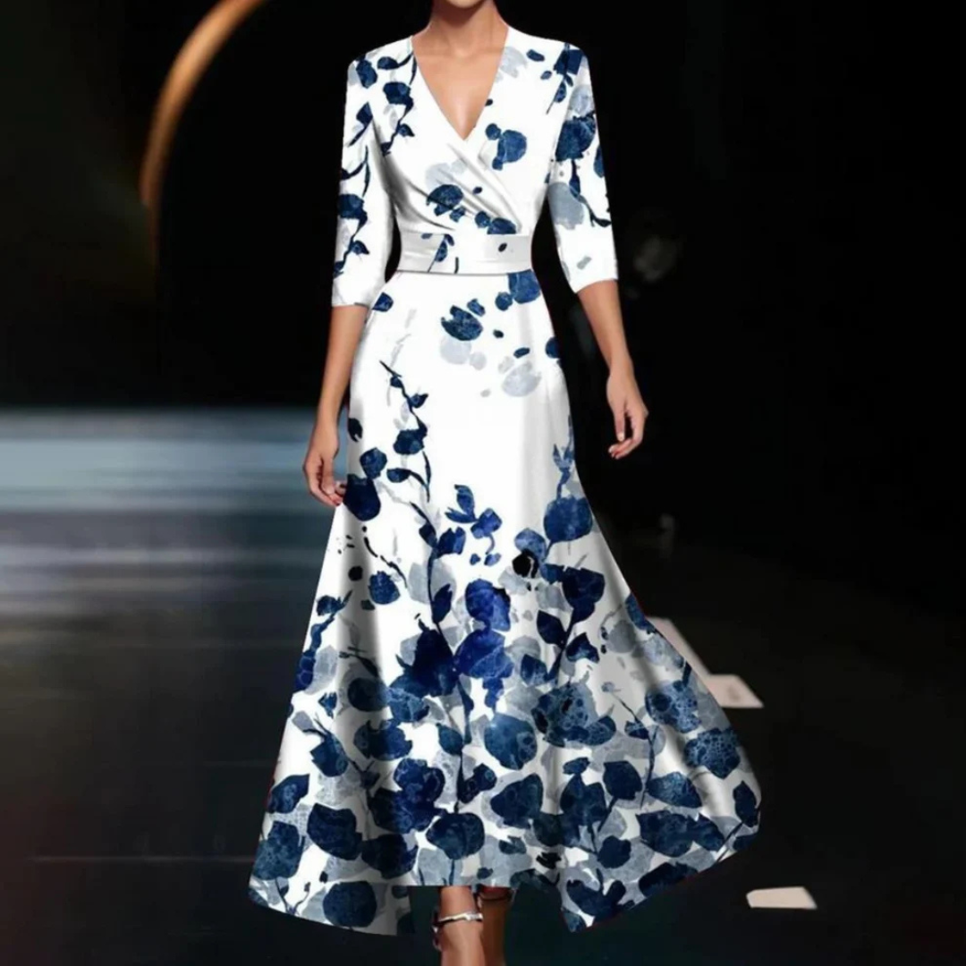 Yuna - Elegantes Wickelkleid