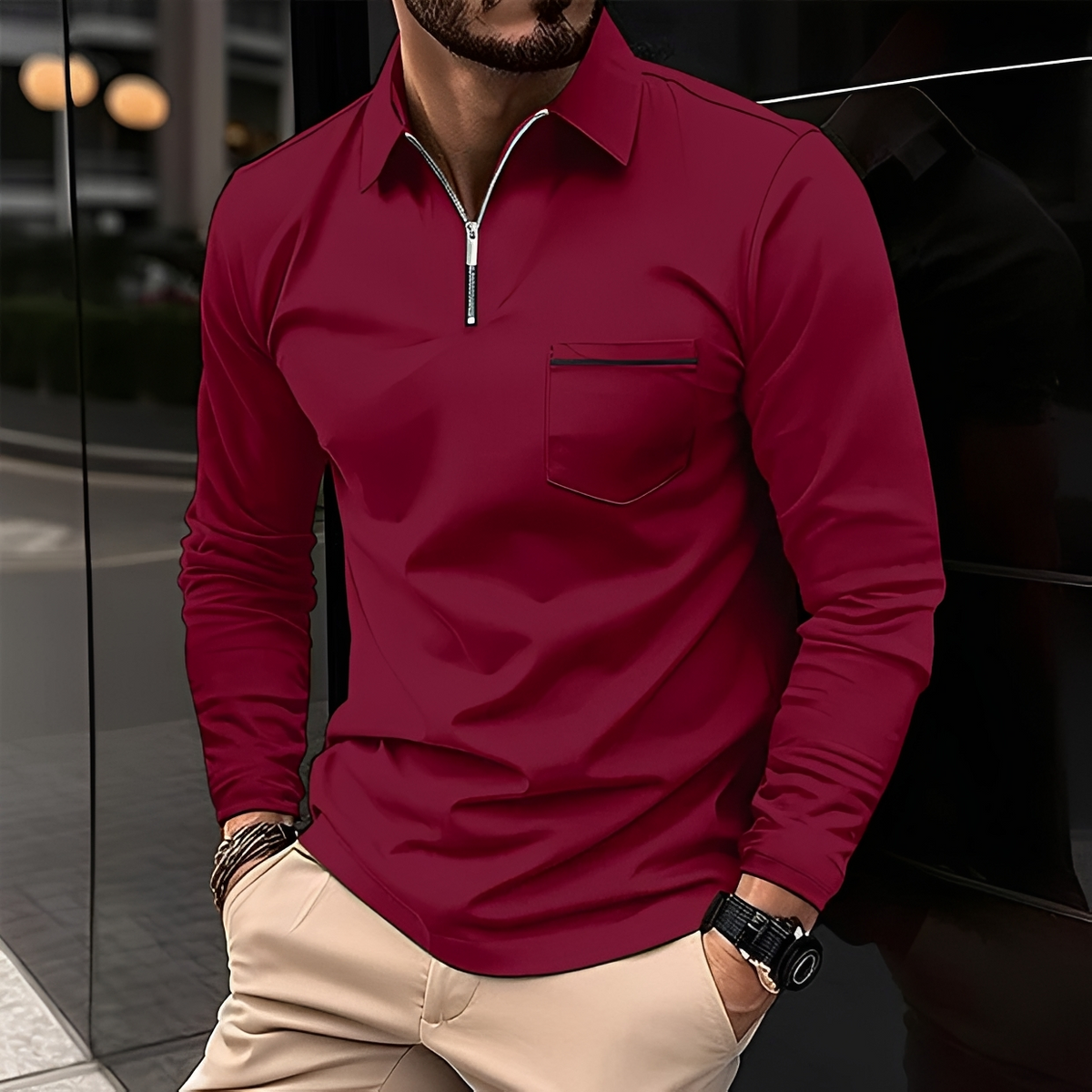 Romeo - Zeitloses und komfortables Langarmshirt
