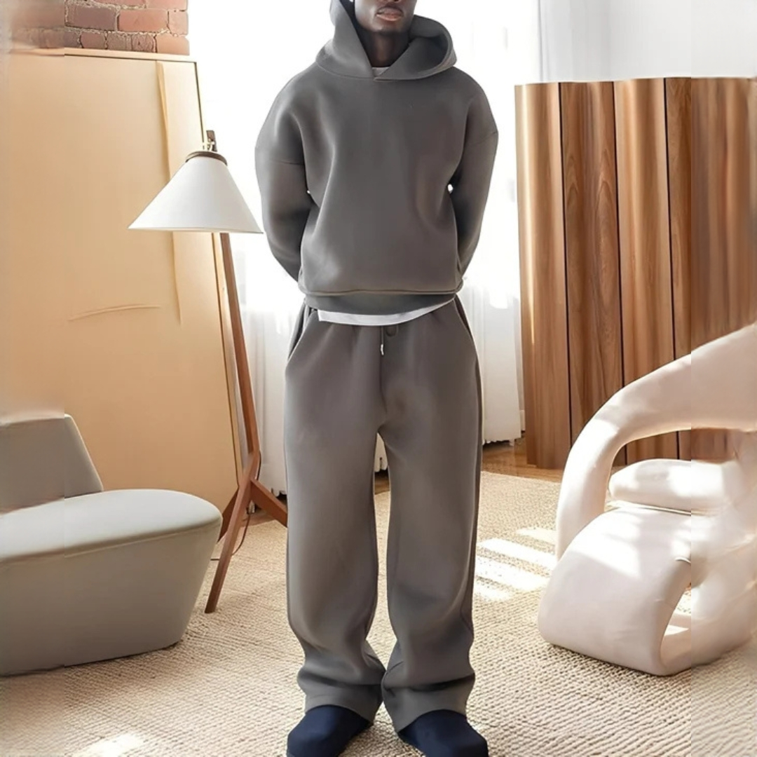 Marlon - Oversize-Kapuzenpullover-Set und Hose
