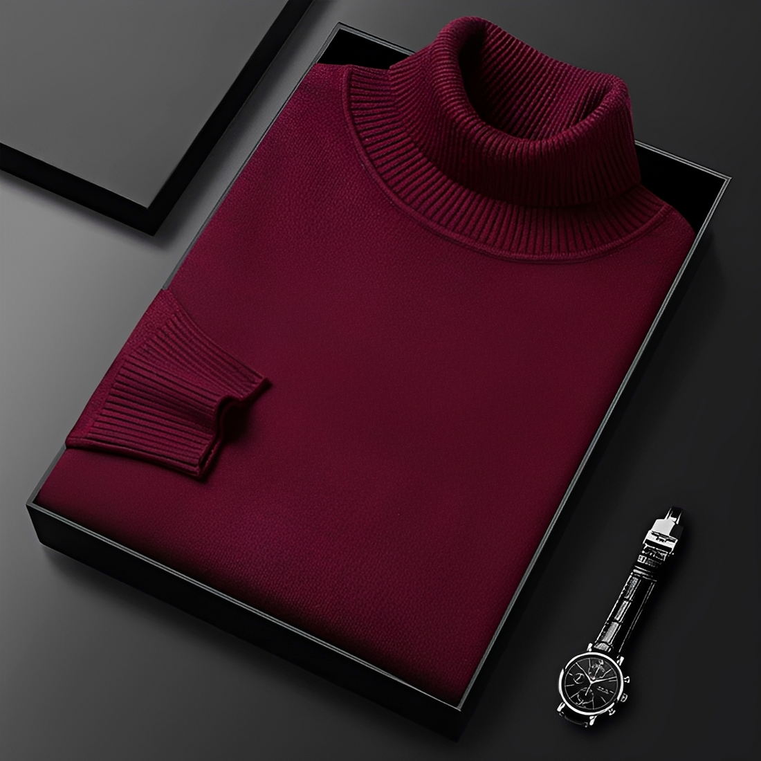 Patrick - Eleganter und weicher Rollkragenpullover