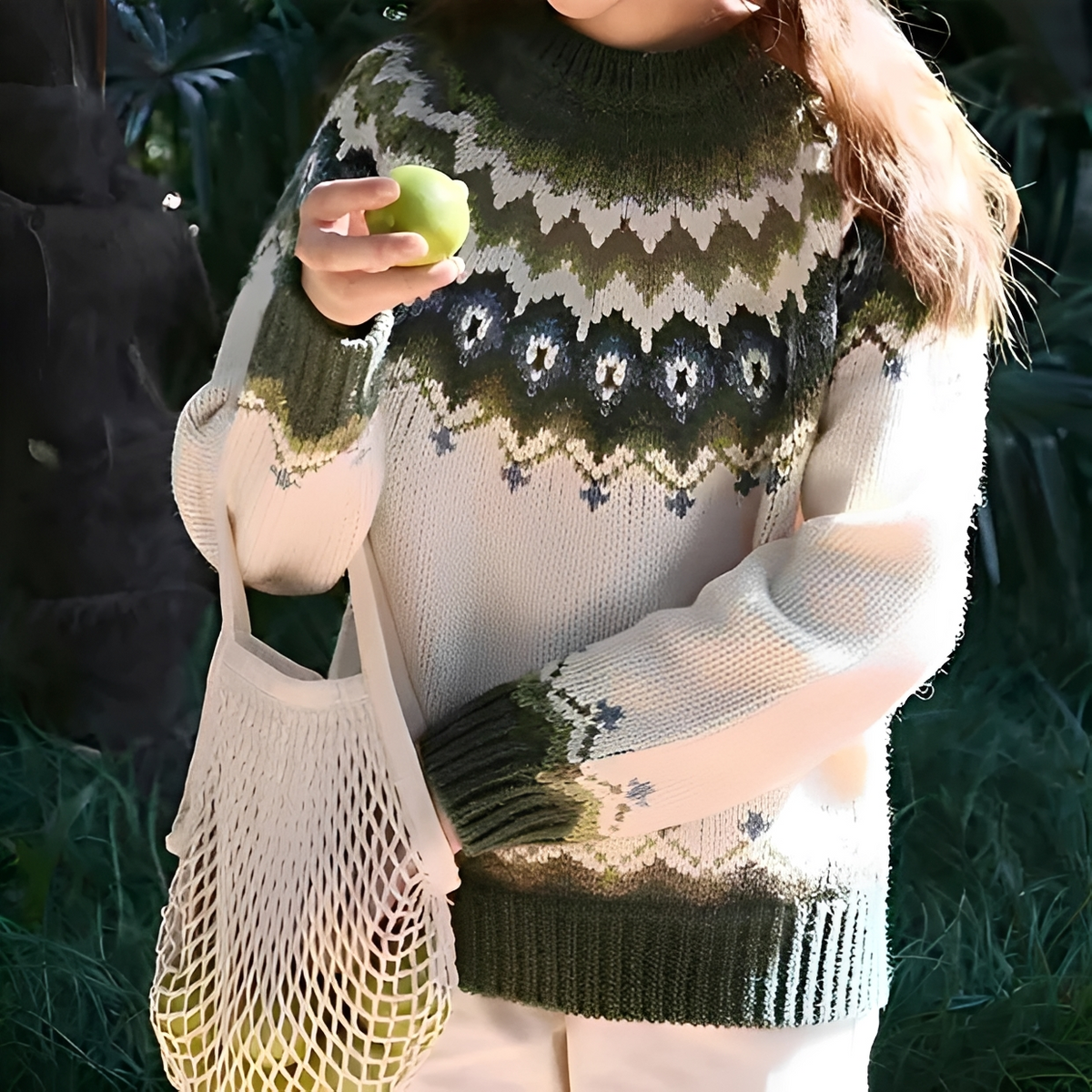 Janeth - Klassischer und warmer Pullover