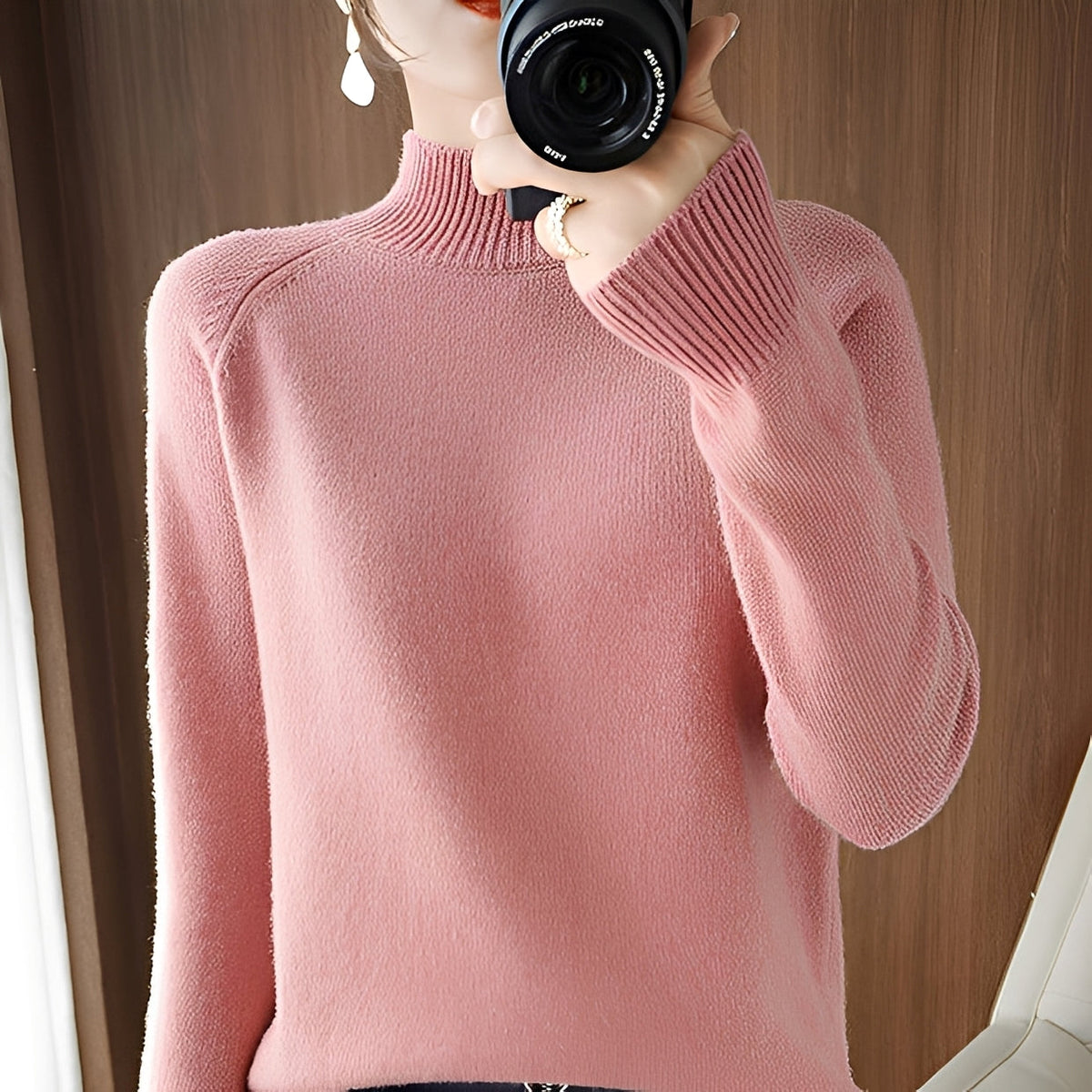 Hannie - Eleganter und gemütlicher Rollkragenpullover