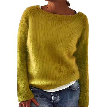 Angelia - Warmer und weicher Rundhalspullover
