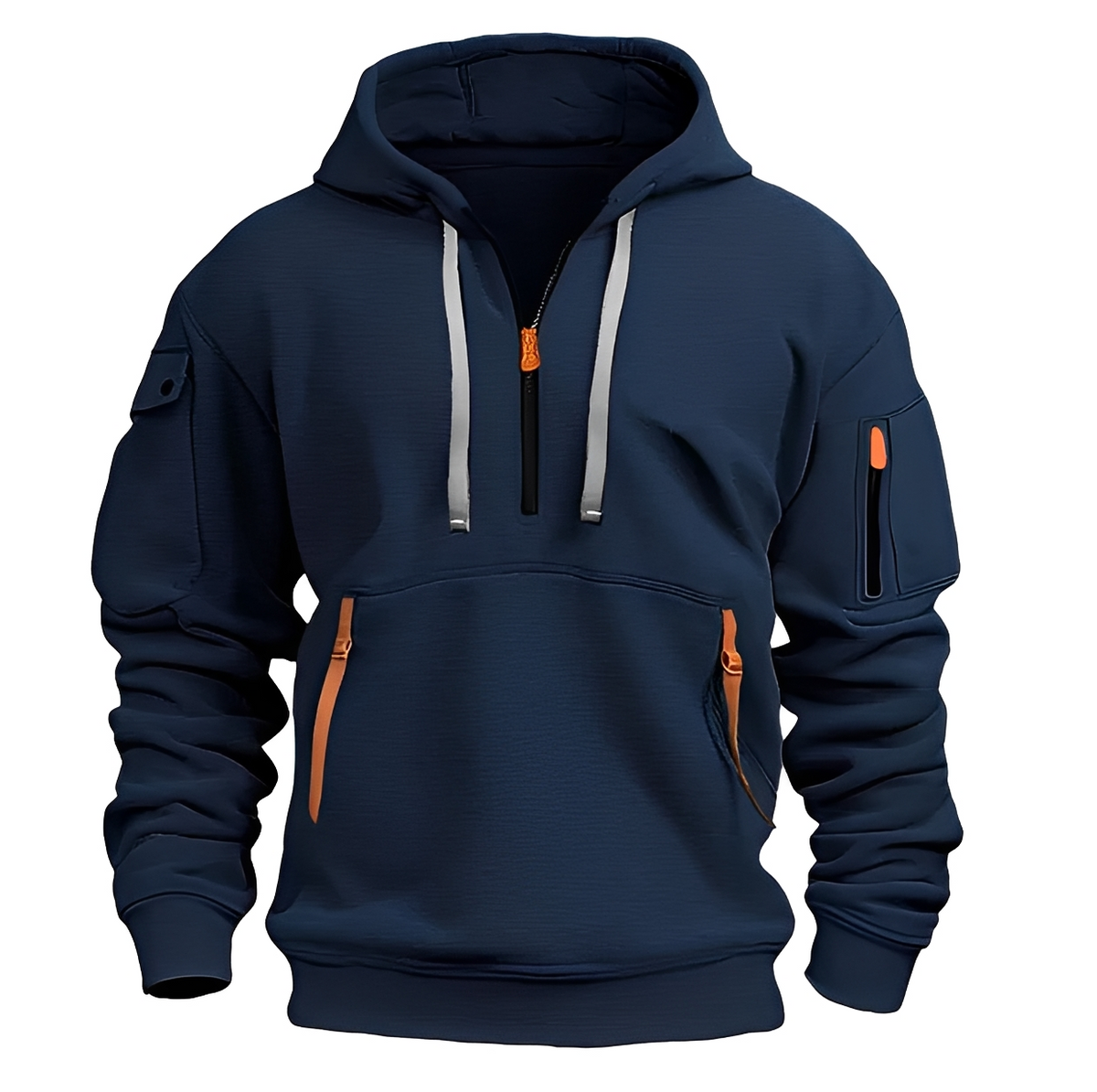 Burton - Bequemes Kapuzen-Sweatshirt mit Halbzip