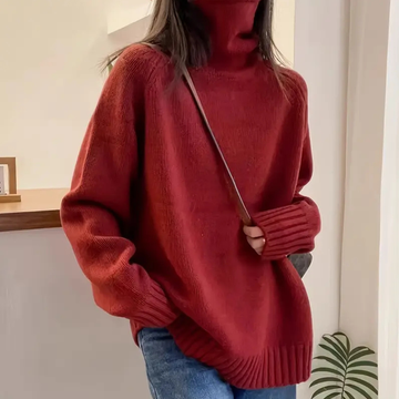 Yvonie - Weicher und kuscheliger Rollkragenpullover