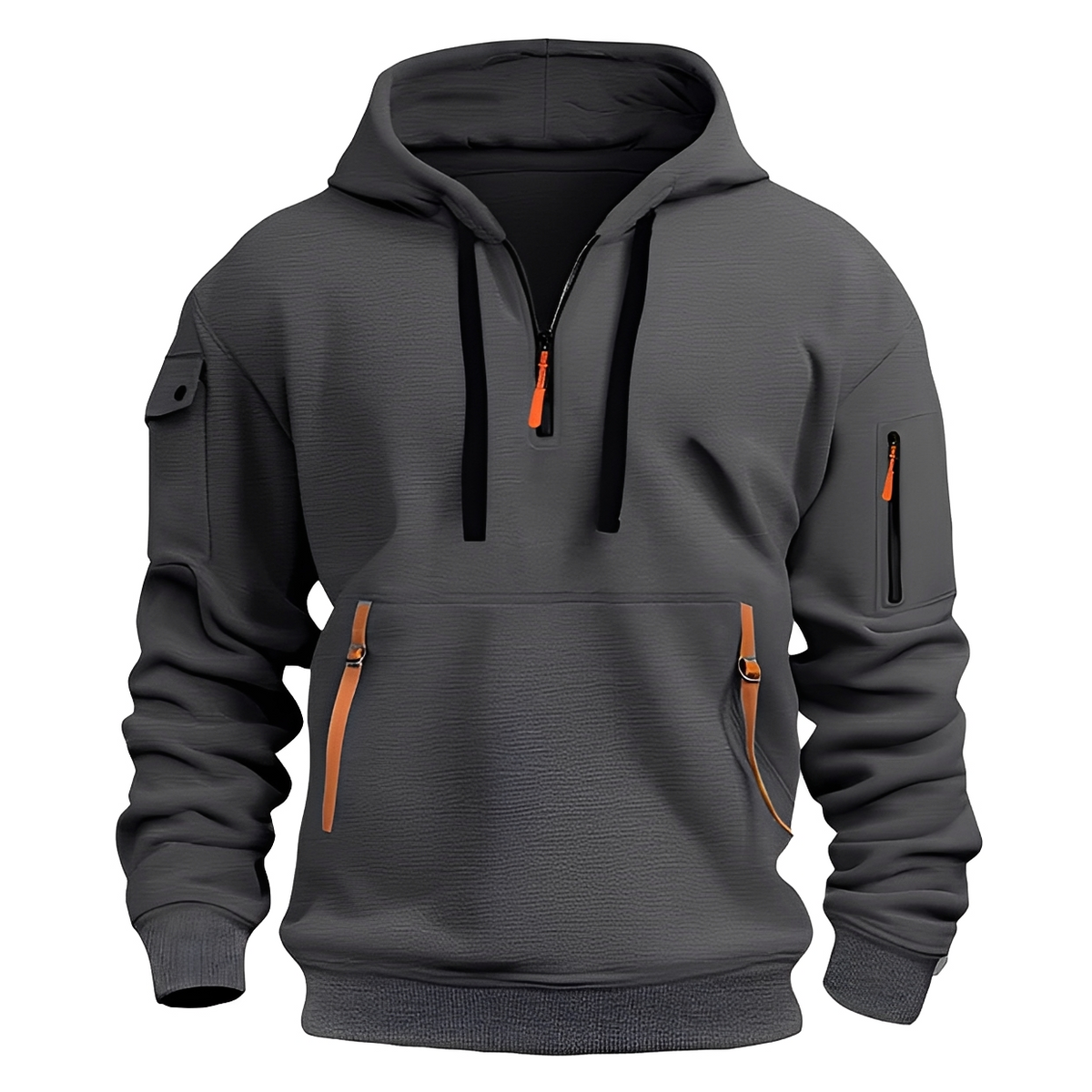 Burton - Bequemes Kapuzen-Sweatshirt mit Halbzip