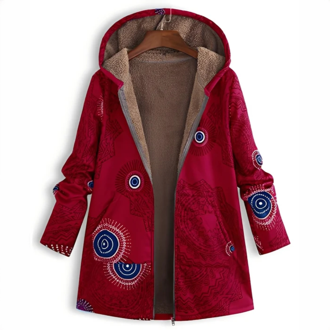 Jaslene - Zeitlose und warme Jacke mit Kapuze