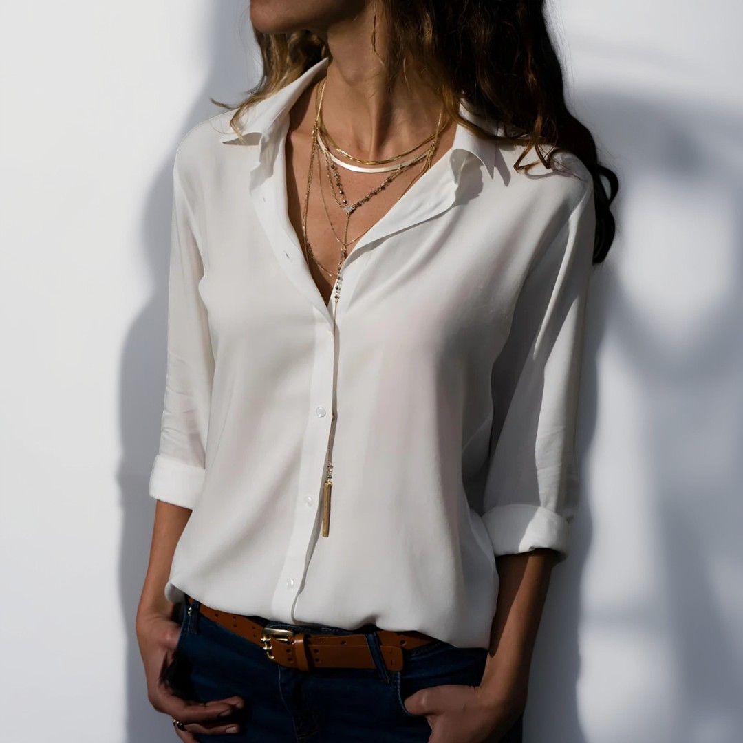Delilah - Elegante Bluse mit langen Ärmeln