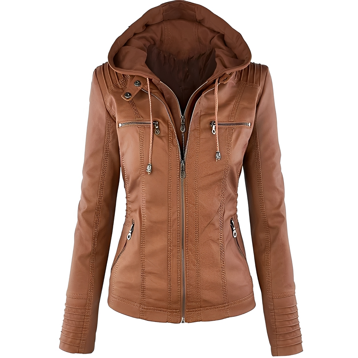 Janine - Elegante und kuschelige Kapuzenjacke