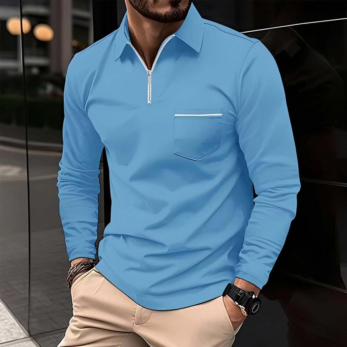 Romeo - Zeitloses und komfortables Langarmshirt
