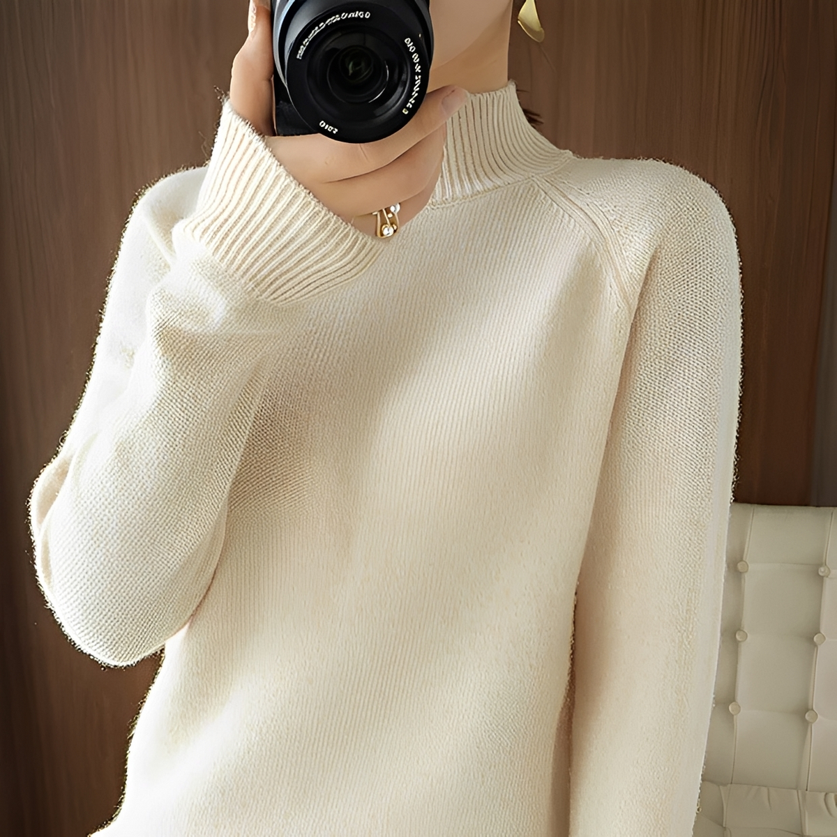 Hannie - Eleganter und gemütlicher Rollkragenpullover