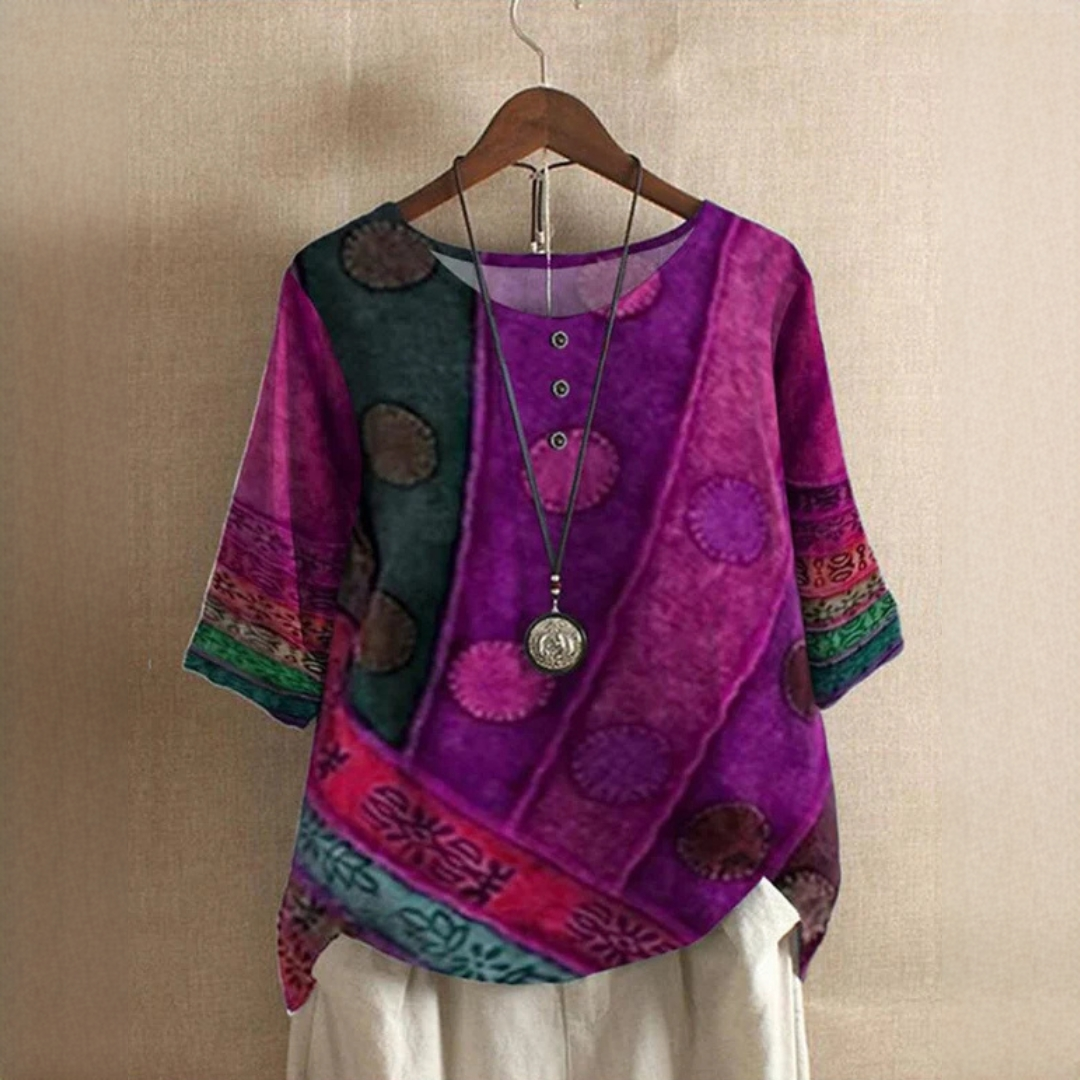 Jessel - Elegante Bluse mit Rundhalsausschnitt