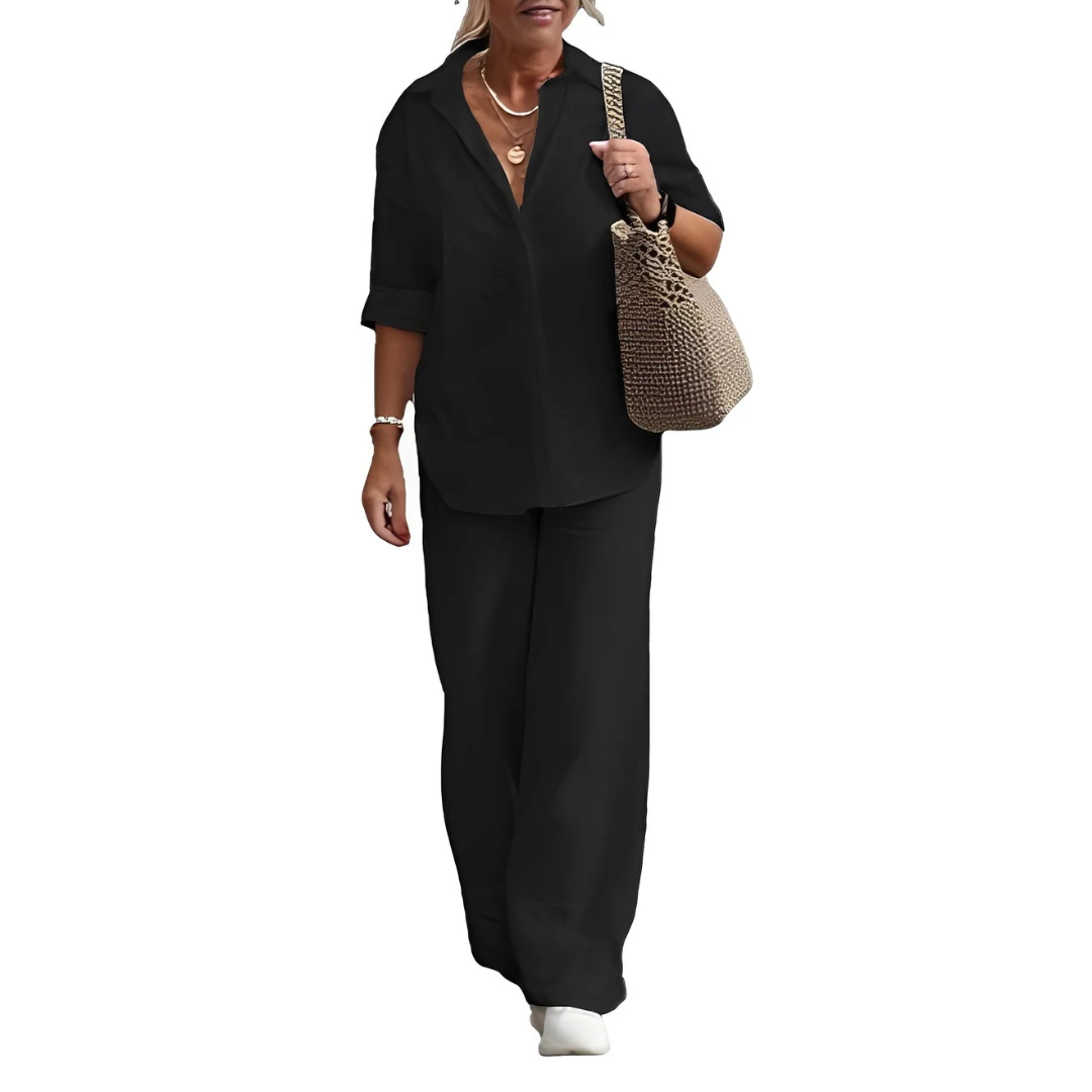 Earlyne - Bequemes Hosen-Set