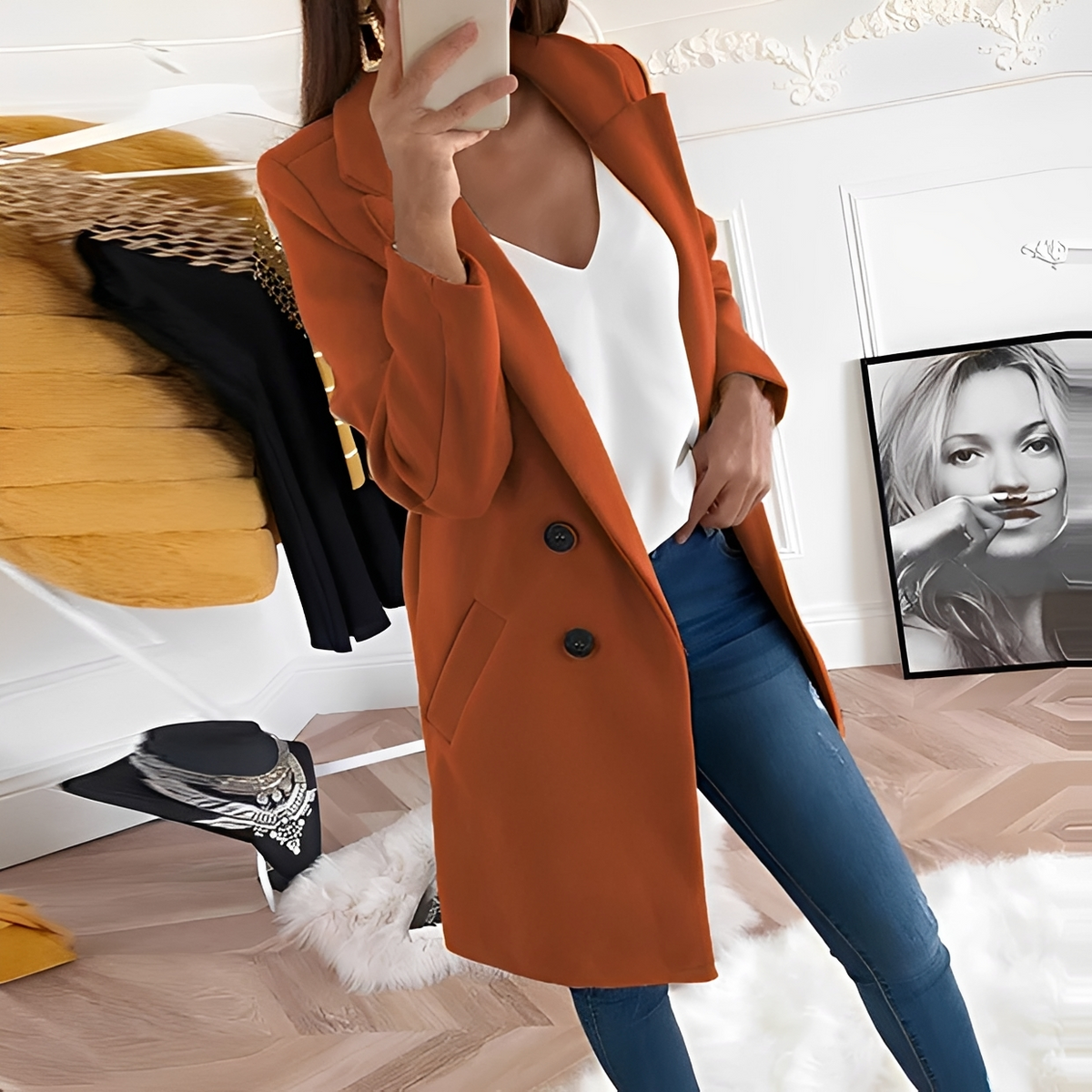 Tiffany - Eleganter und warmer Mantel