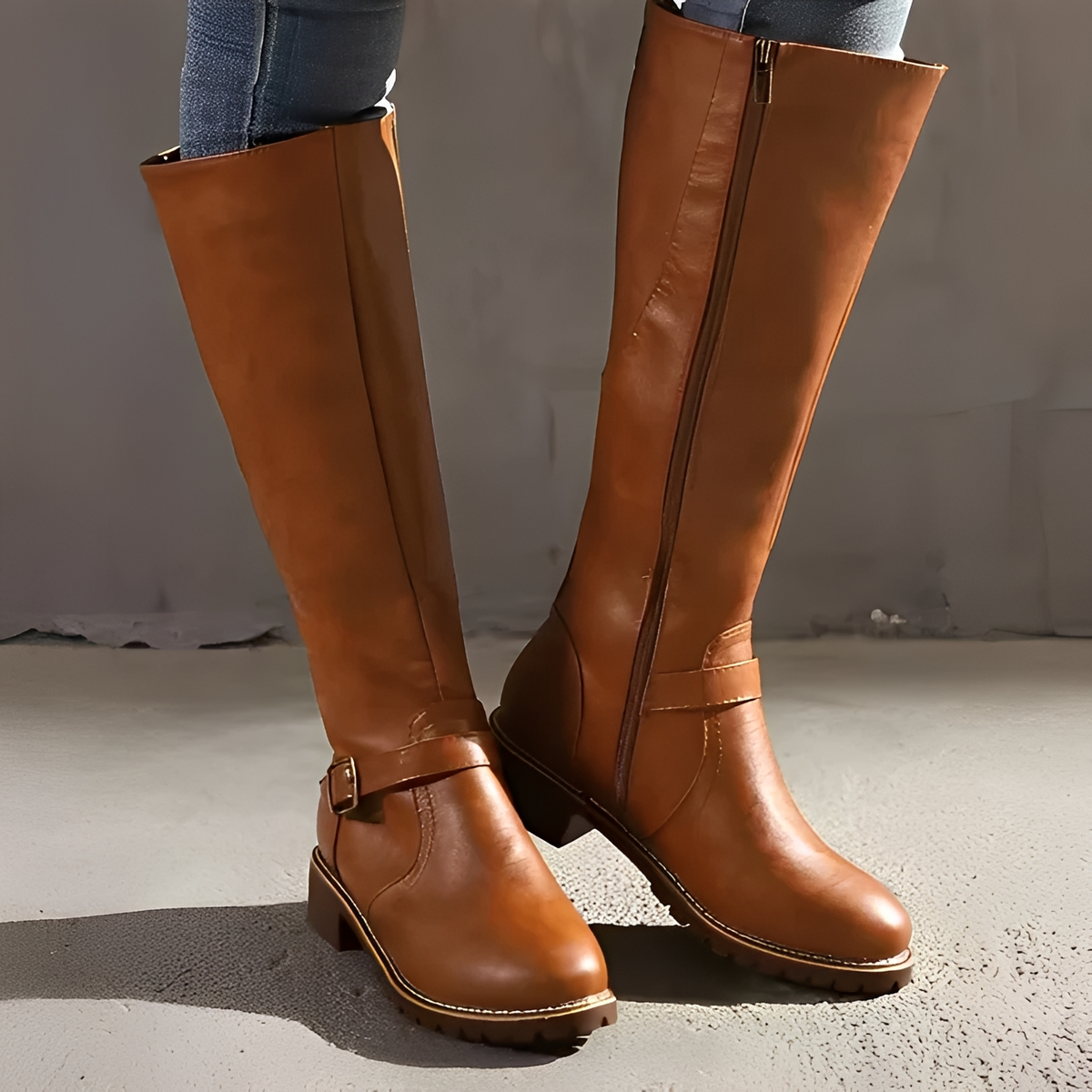 Livie - Elegante Stiefel mit Reißverschluss