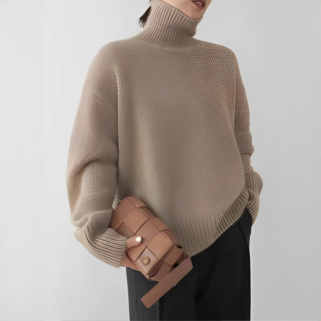 Yvonie - Weicher und kuscheliger Rollkragenpullover