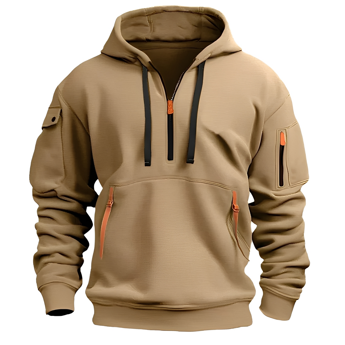 Norton - Widerstandsfähiger Hoodie mit halbem Reißverschluss