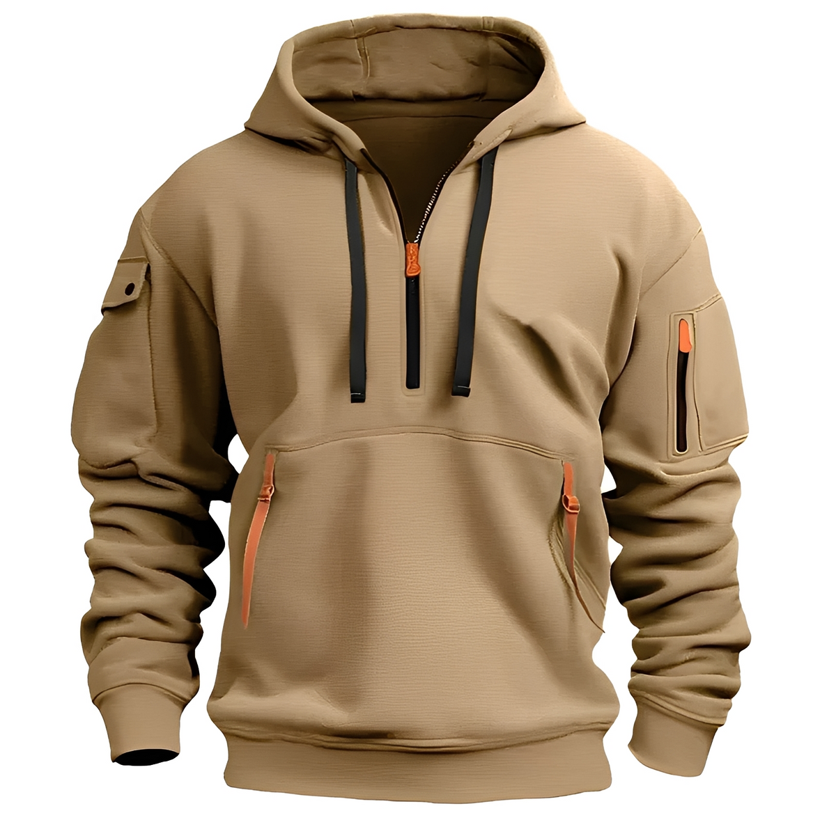 Norton - Widerstandsfähiger Hoodie mit halbem Reißverschluss