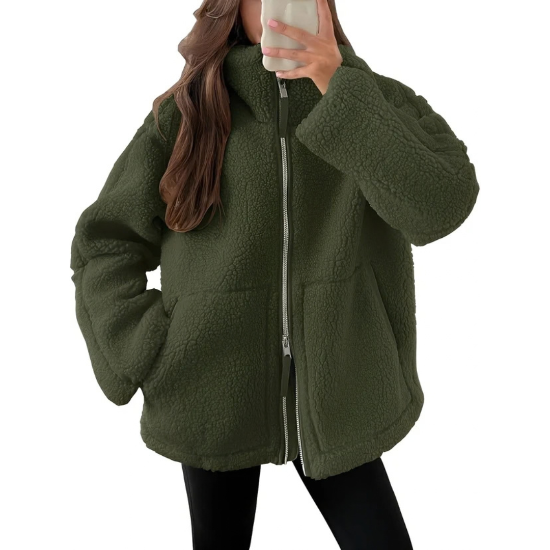 Rowena - Schicke und wärmende Jacke mit Reißverschluss