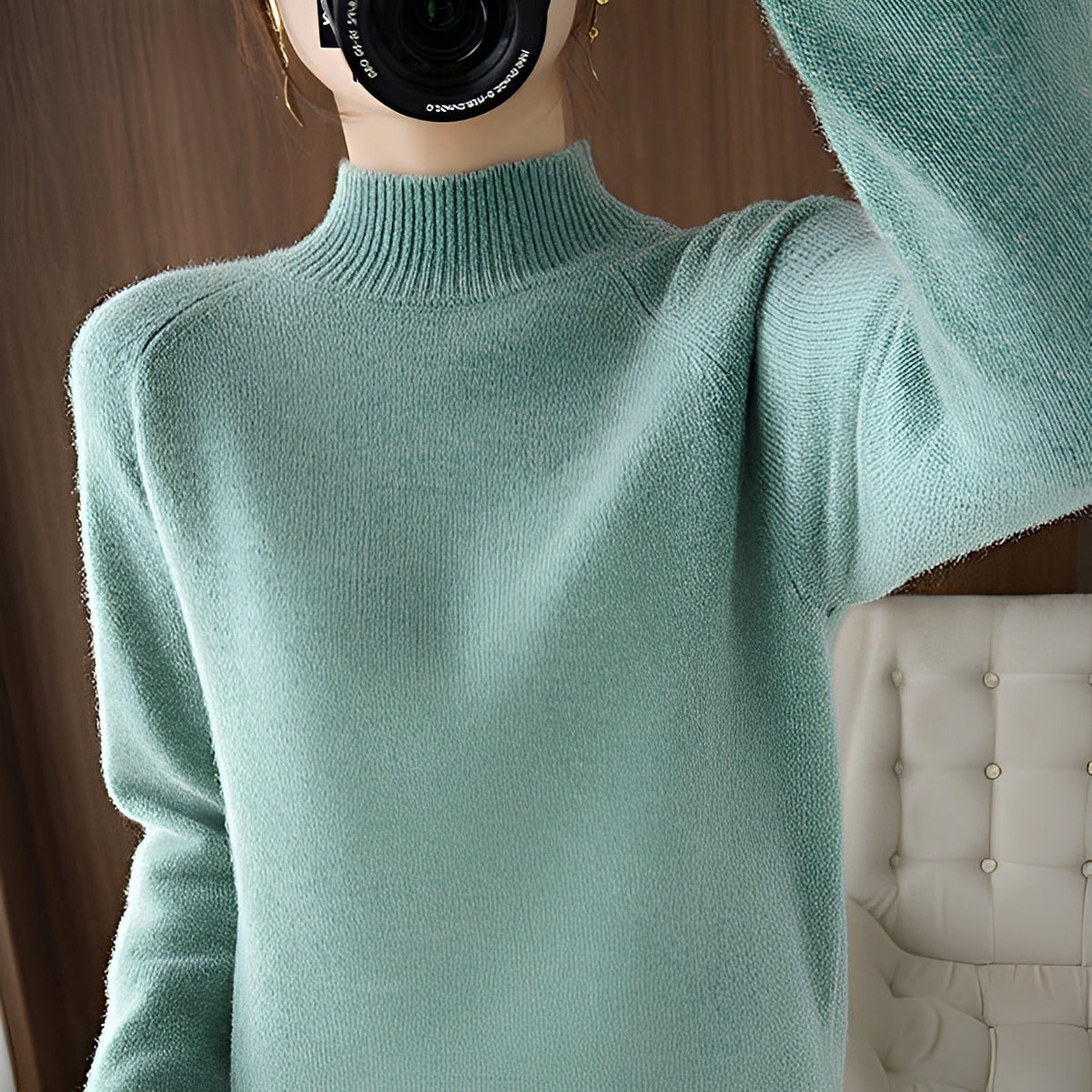 Hannie - Eleganter und gemütlicher Rollkragenpullover