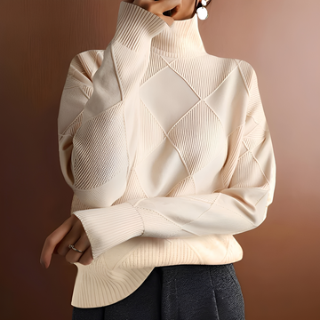 Morgan - Warmer Pullover mit hohem Kragen