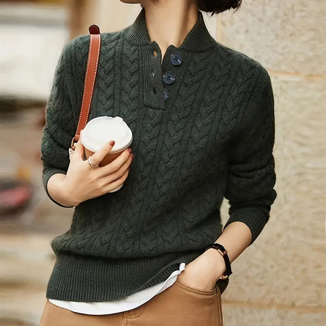 Agnes - Eleganter und warmer Rollkragenpullover