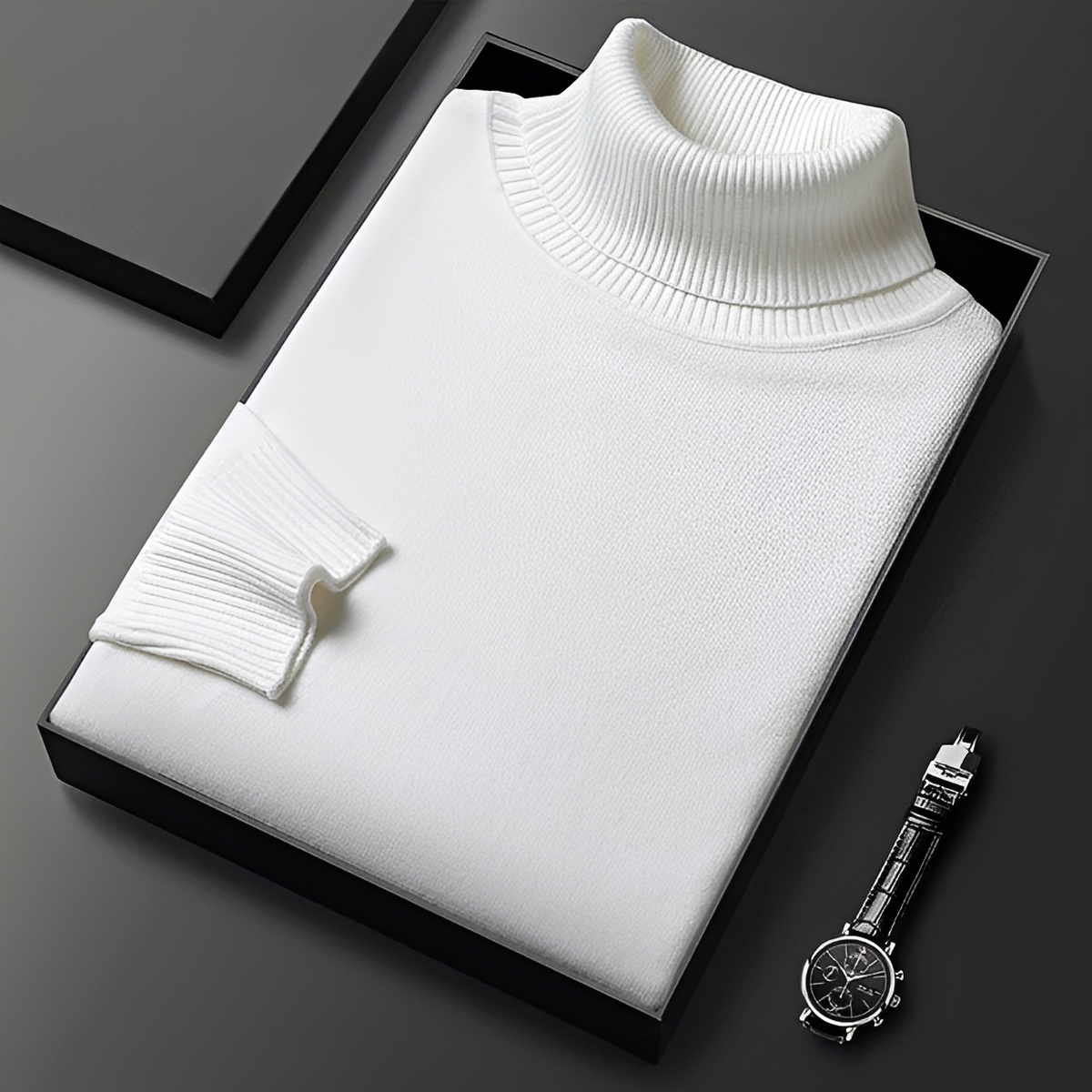 Patrick - Eleganter und weicher Rollkragenpullover