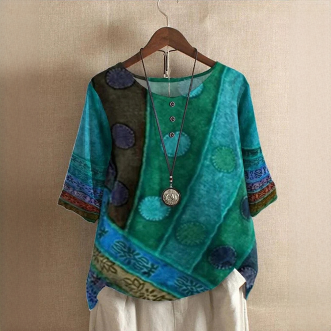 Jessel - Elegante Bluse mit Rundhalsausschnitt