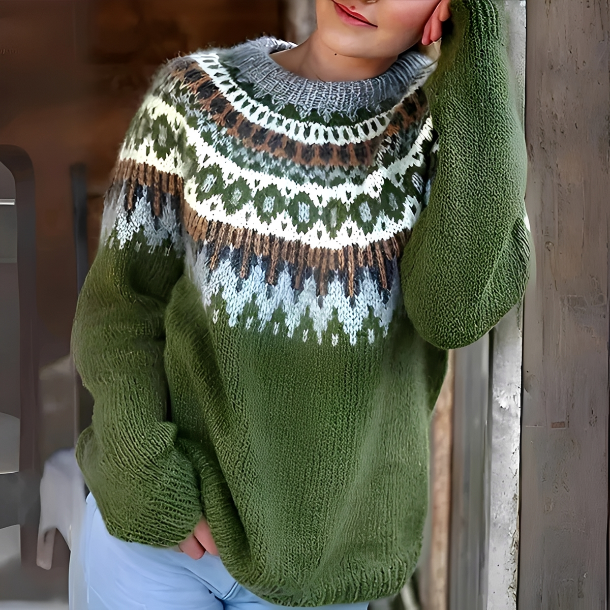 Janeth - Klassischer und warmer Pullover