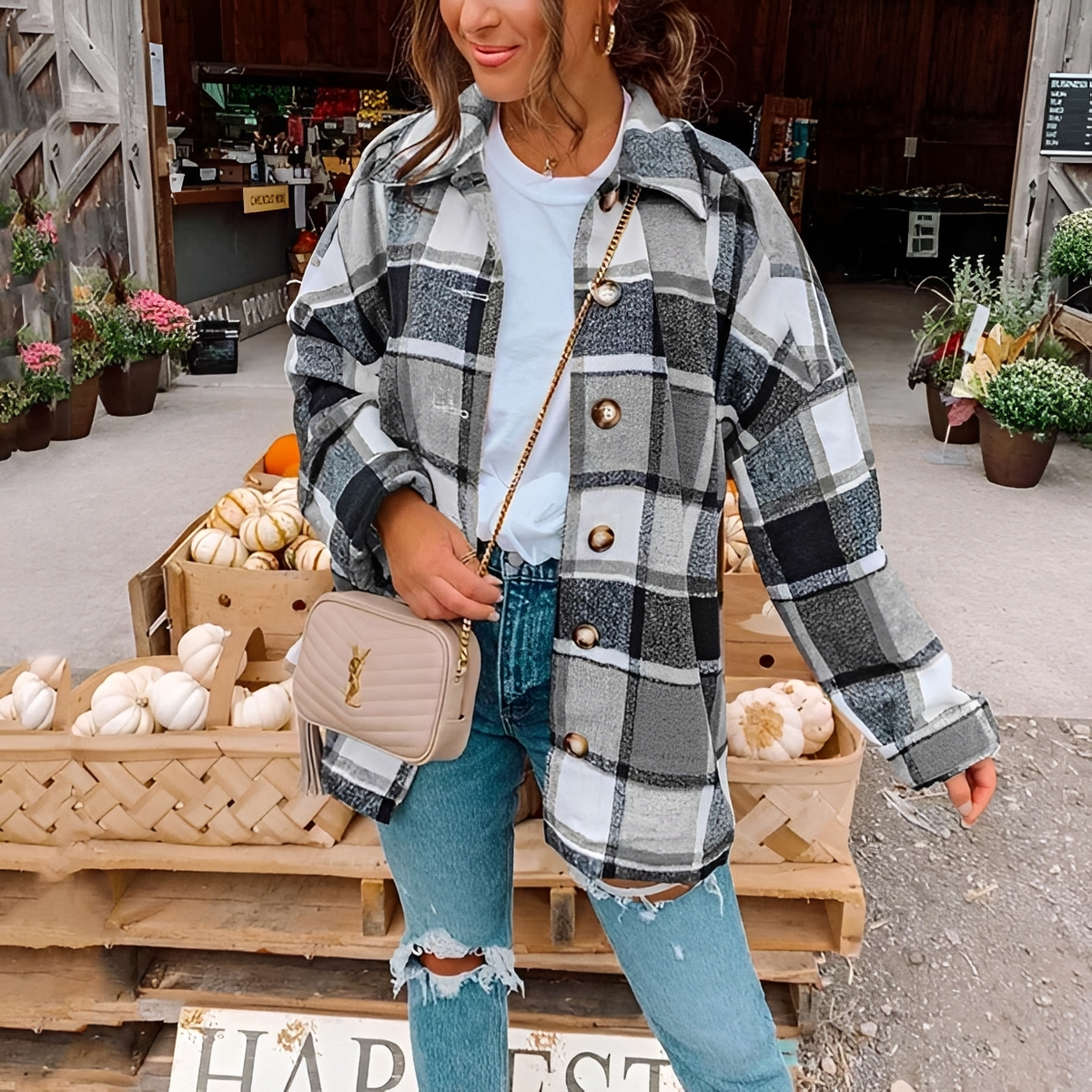 Anna - Stylisches und bequemes Oversize-Hemd