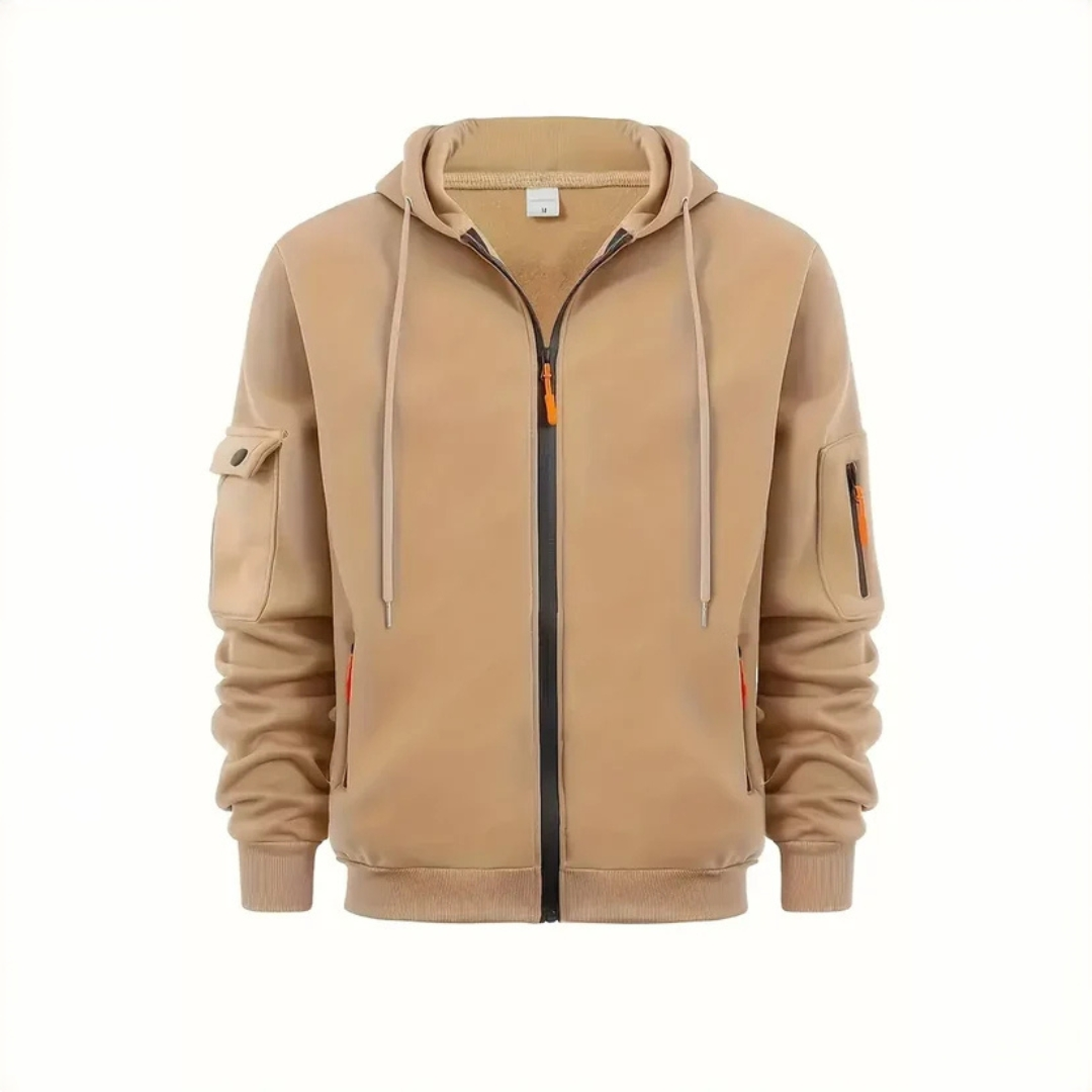 Rendon - Kapuzen-Sweatshirt mit Reißverschluss