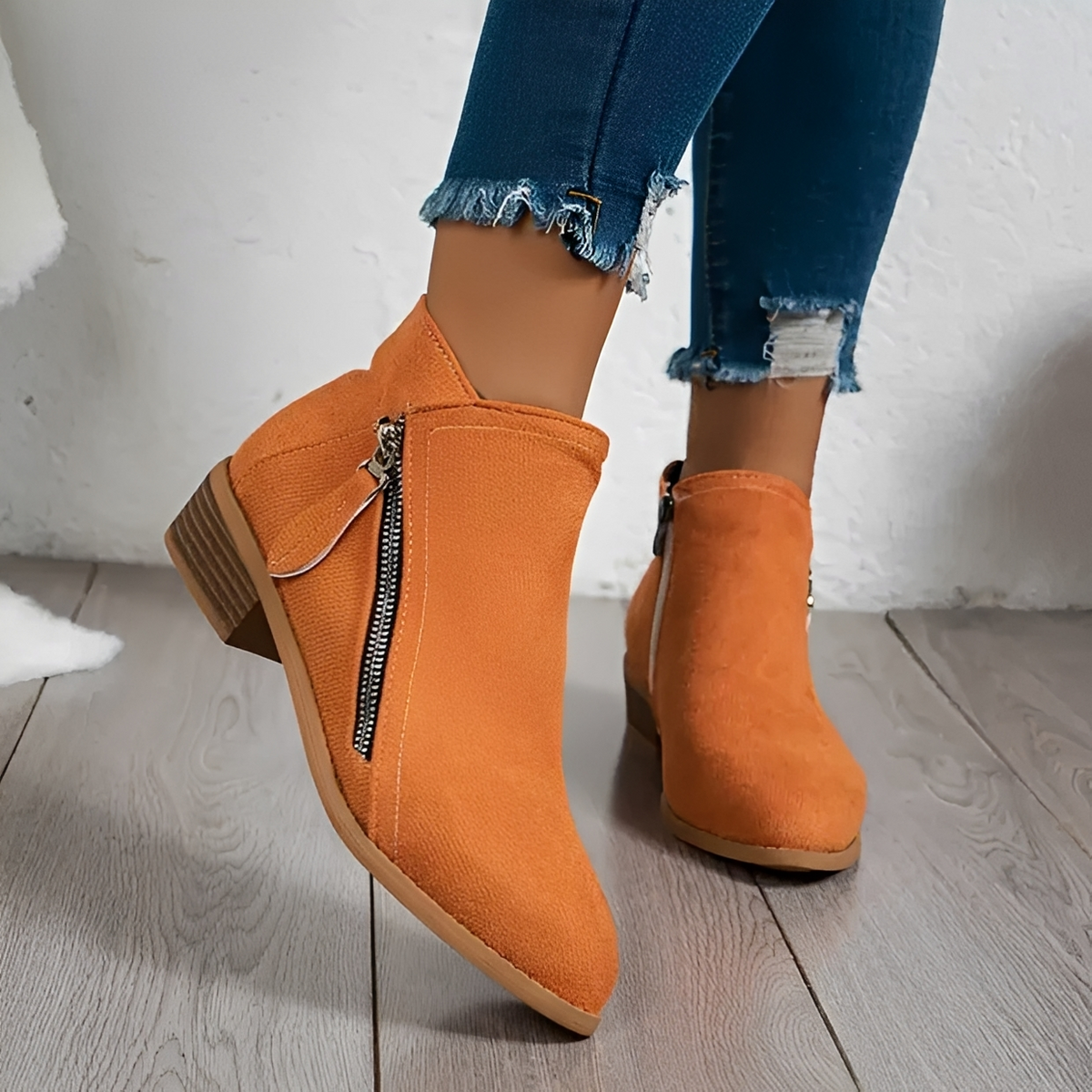 Klara - Stilvolle und elegante Stiefel mit Reißverschluss