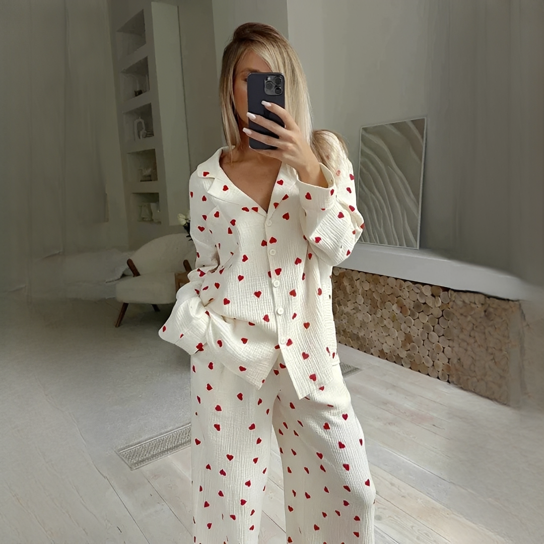 Eulalia - Schickes und bequemes Pyjama-Set