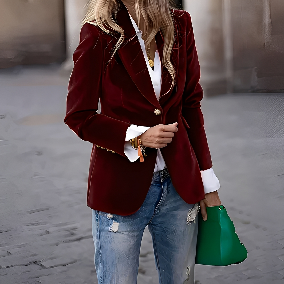 Alesia - Eleganter und warmer Blazer