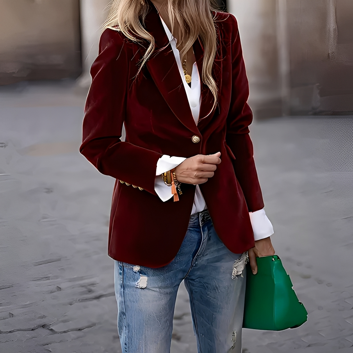 Alesia - Eleganter und warmer Blazer