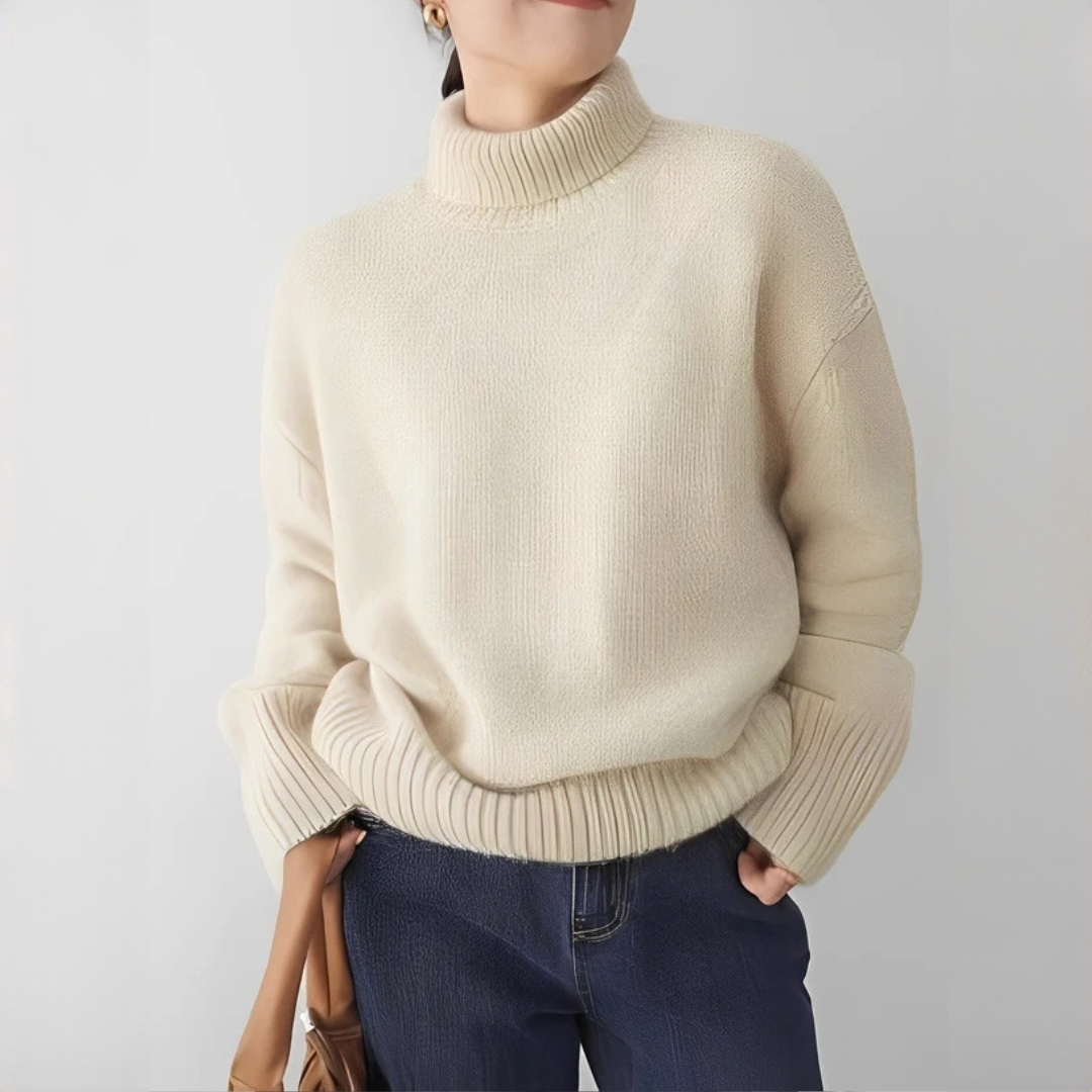 Yvonie - Weicher und kuscheliger Rollkragenpullover