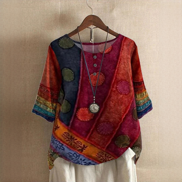 Jessel - Elegante Bluse mit Rundhalsausschnitt