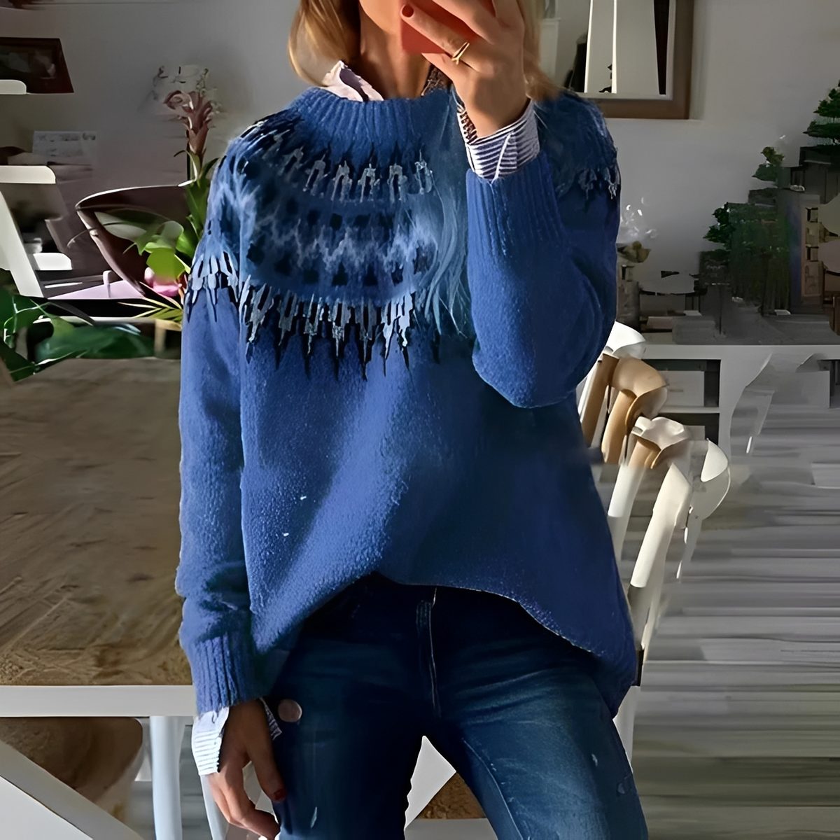 Janeth - Klassischer und warmer Pullover