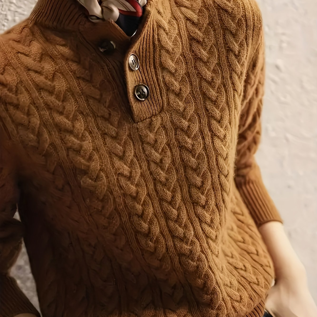 Agnes - Eleganter und warmer Rollkragenpullover
