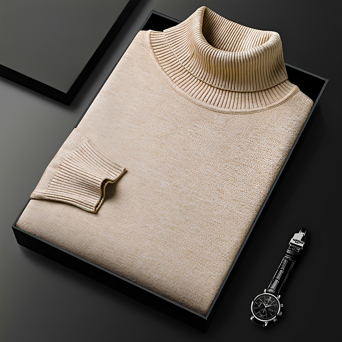 Patrick - Eleganter und weicher Rollkragenpullover